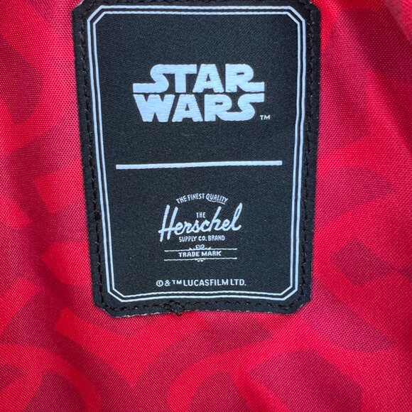 Star Wars Herschel Backpack Black Darth Maul Phantom Menace 25th Anniversary - Picture 7 of 7